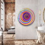 Wallity Cuadro Decorativo de Vidrio Templado Multicolor 80 x 80 cm